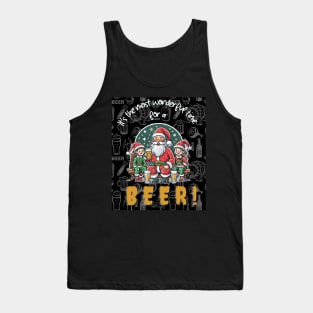 Festive cheer and cold beer Tank Top